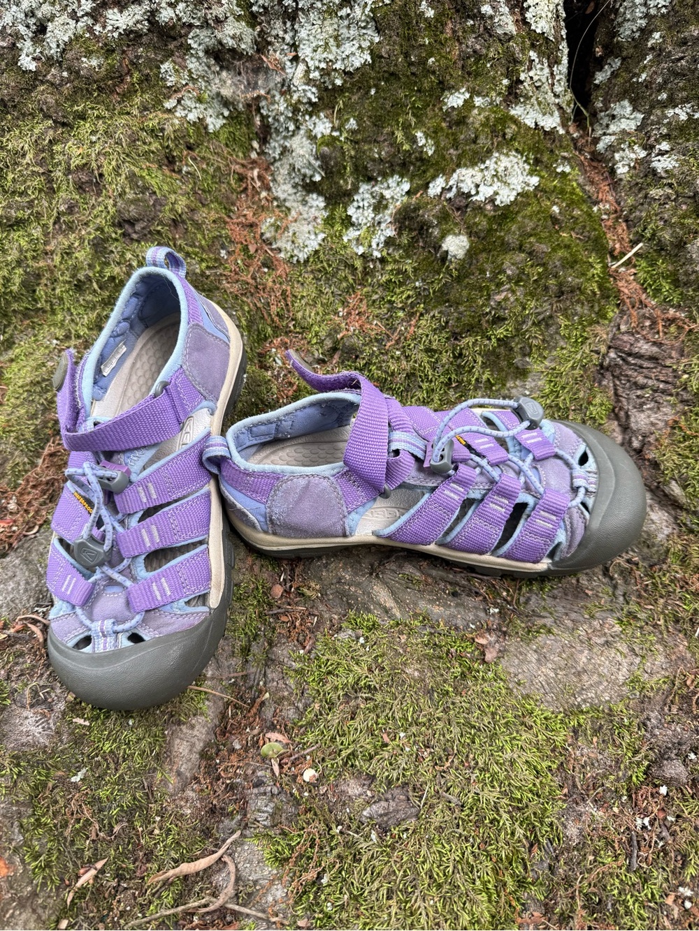 Keen Kids Purple and Gray Sandals